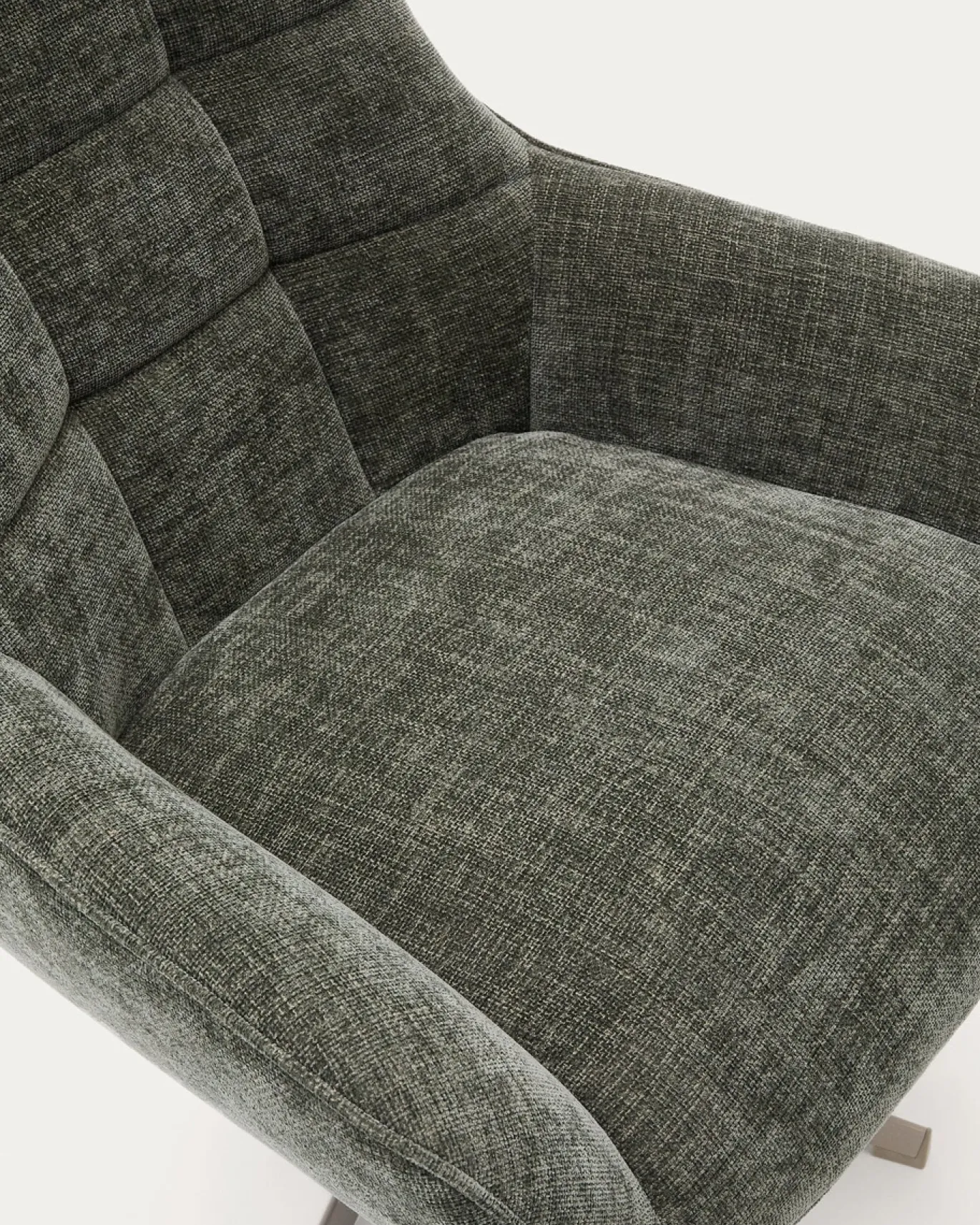 Kave Home Fauteuil Teryl Chenille Groen