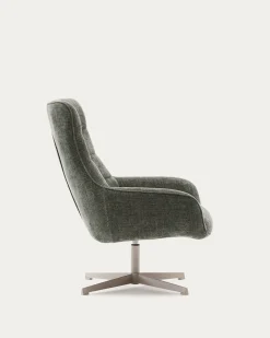 Kave Home Fauteuil Teryl Chenille Groen