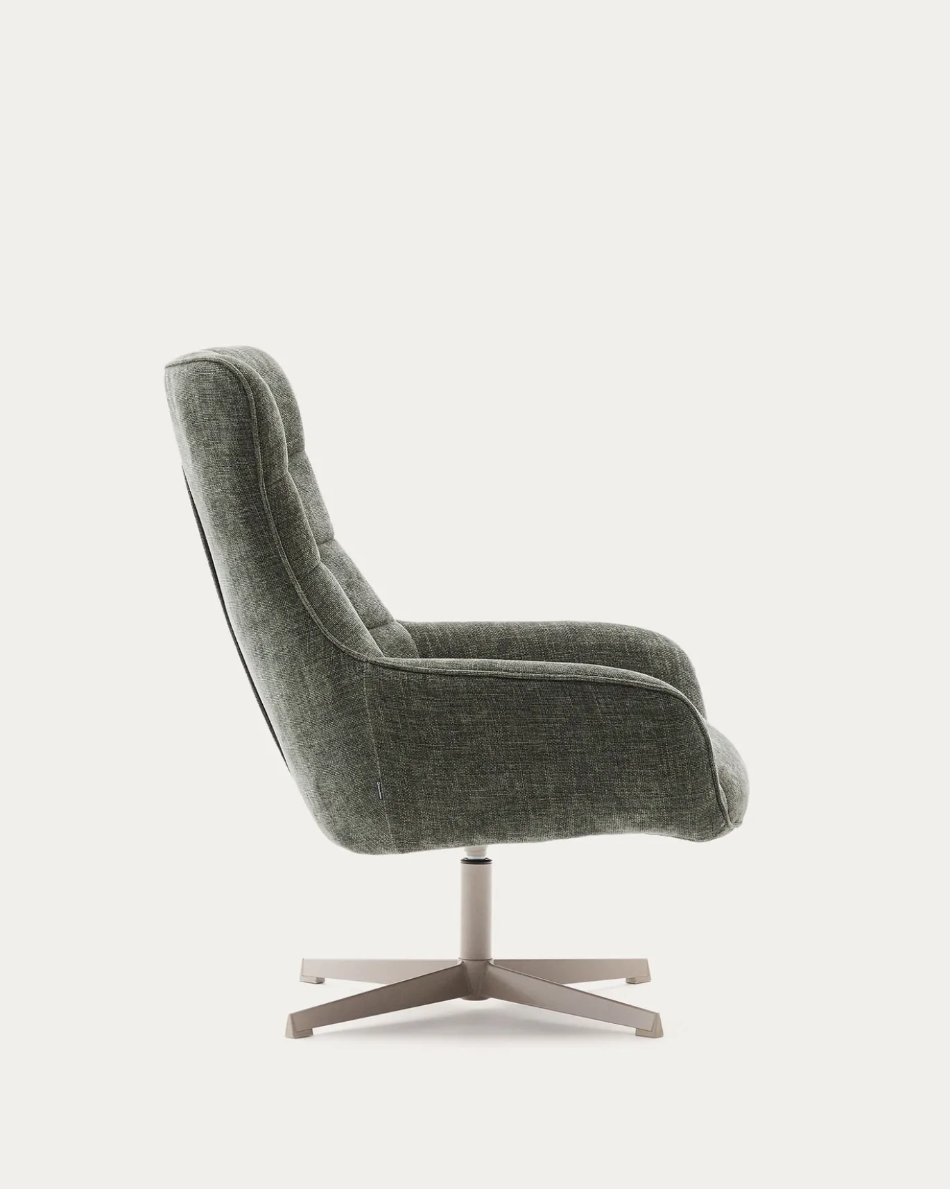 Kave Home Fauteuil Teryl Chenille Groen