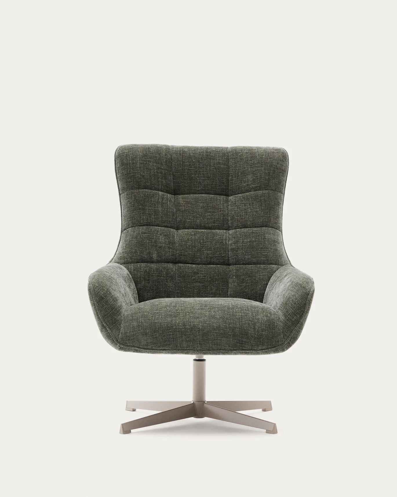 Kave Home Fauteuil Teryl Chenille Groen