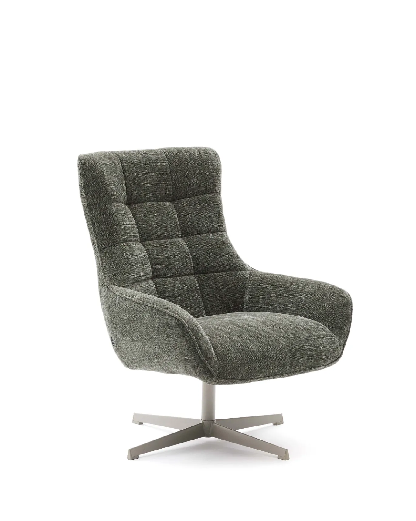 Kave Home Fauteuil Teryl Chenille Groen