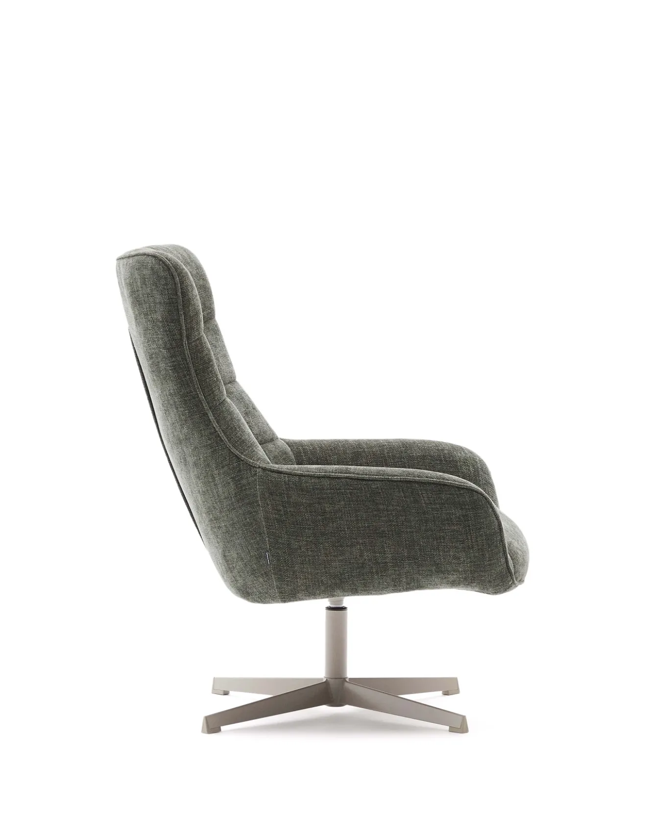 Kave Home Fauteuil Teryl Chenille Groen