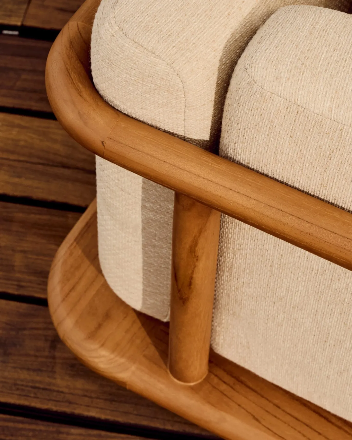 Kave Home Fauteuil Turqueta Massief Teakhout