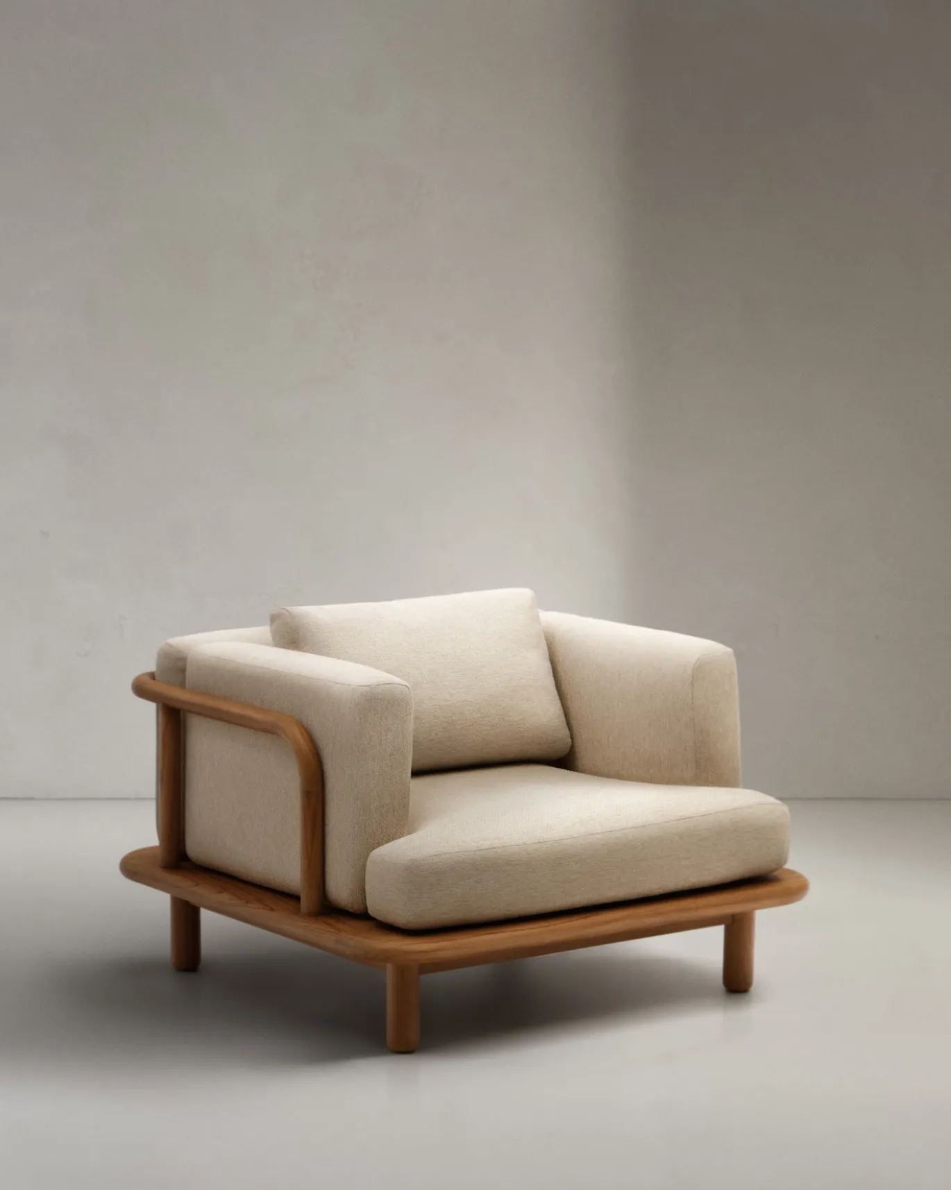 Kave Home Fauteuil Turqueta Massief Teakhout