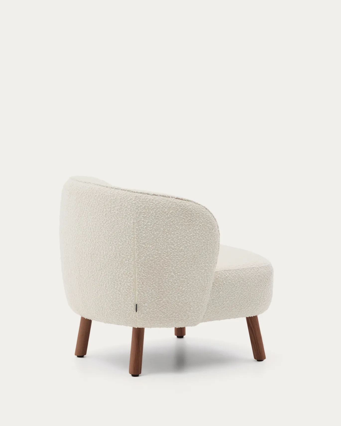 Kave Home Fauteuil Ulit Bouclé Wit