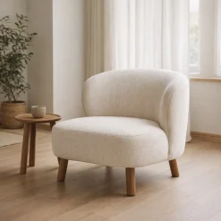Kave Home Fauteuil Ulit Chenille Beige