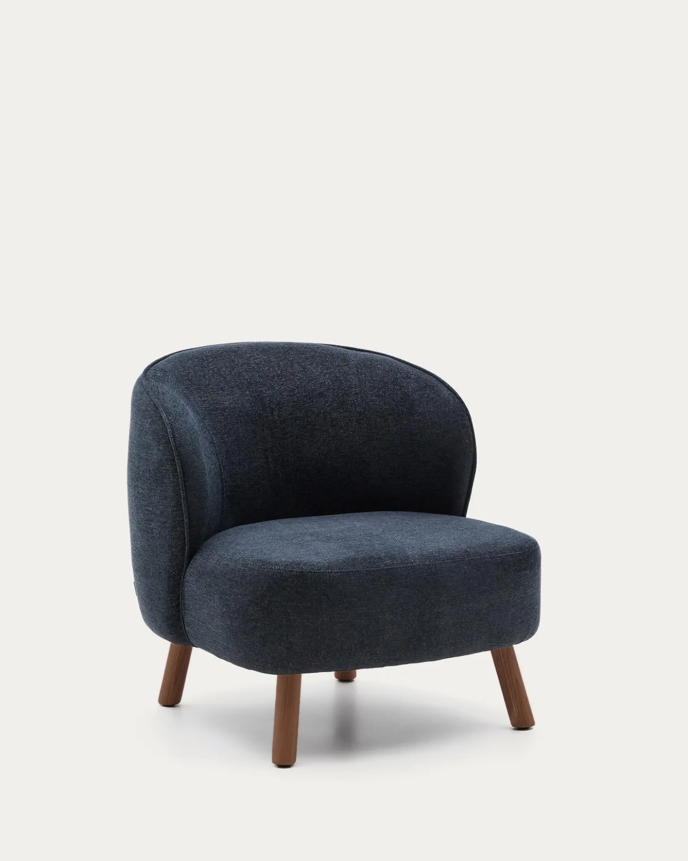 Kave Home Fauteuil Ulit Chenille Grijsblauw