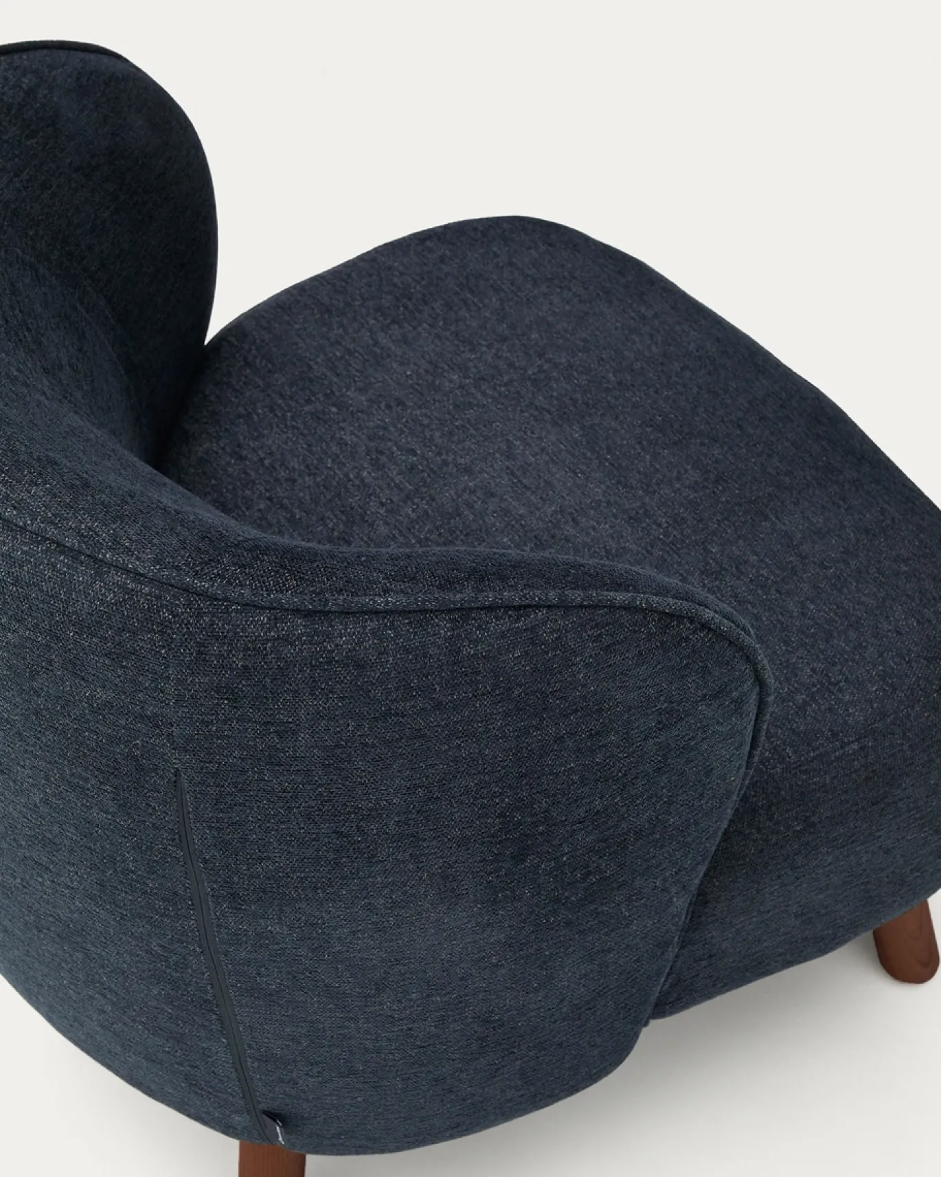 Kave Home Fauteuil Ulit Chenille Grijsblauw