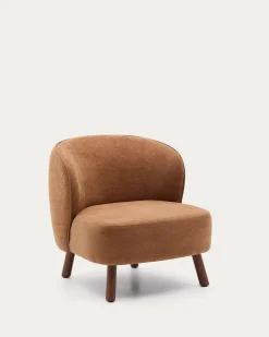 Kave Home Fauteuil Ulit Chenille Terracotta