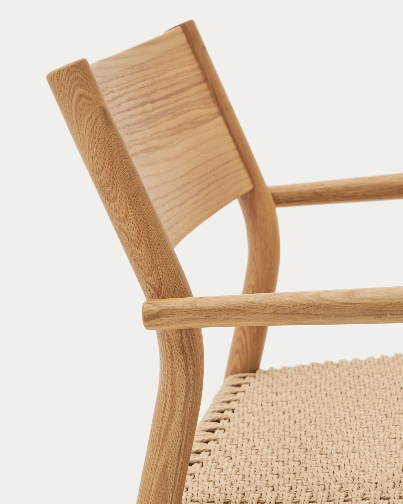 Kave Home Fauteuil Yalia Eikenhout Naturel
