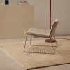 Kave Home Fauteuil Zahara Beige en Staal
