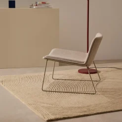 Kave Home Fauteuil Zahara Beige en Staal