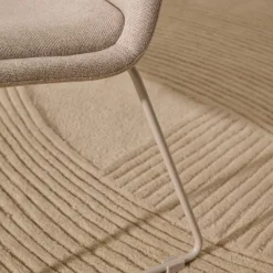 Kave Home Fauteuil Zahara Beige en Staal