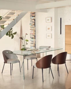 Kave Home Glazen Eettafel Burano 180cm