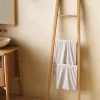 Kave Home Handdoekenrek Uliana Massief Teakhout 50x160cm