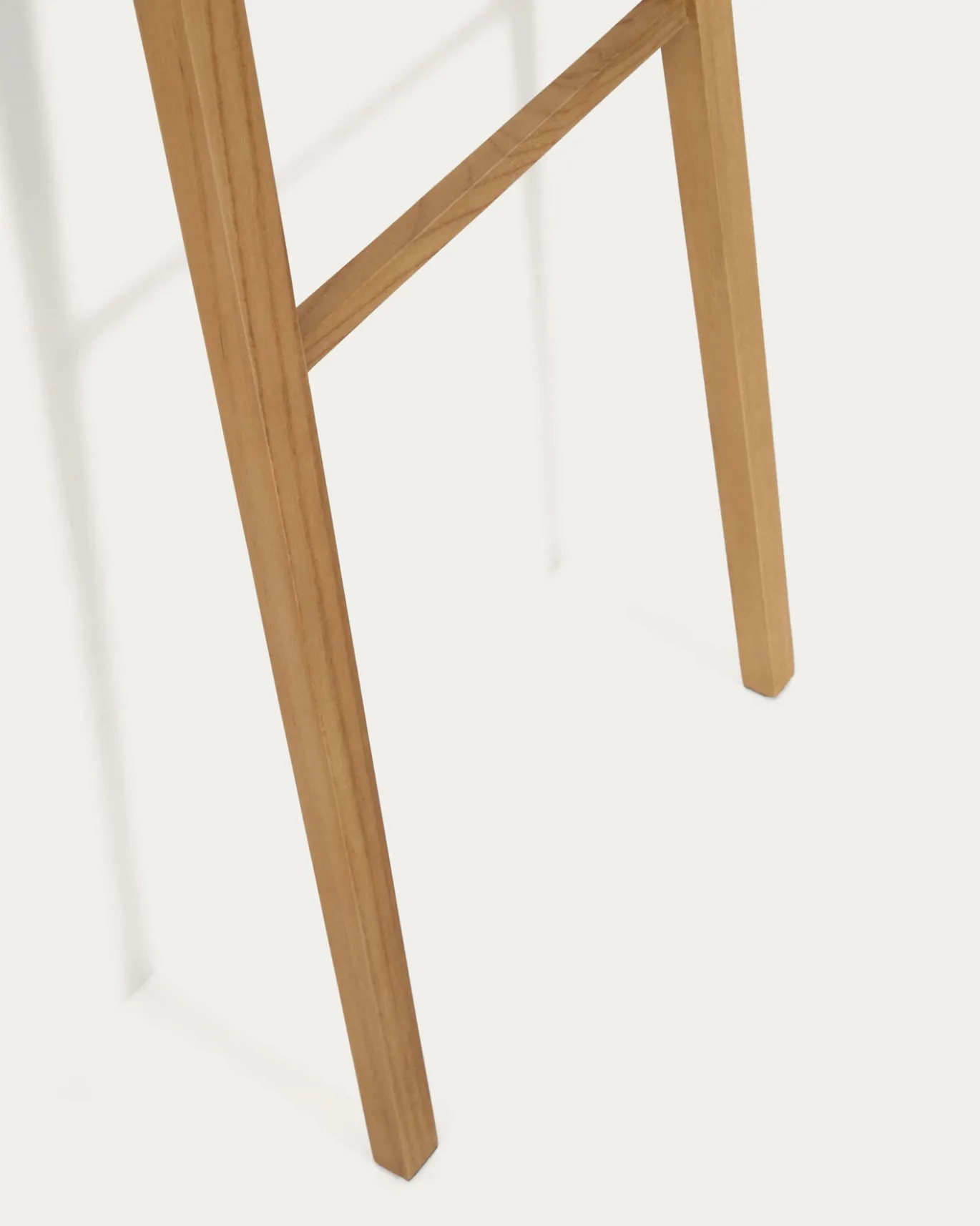 Kave Home Handdoekenrek Uliana Massief Teakhout 50x160cm