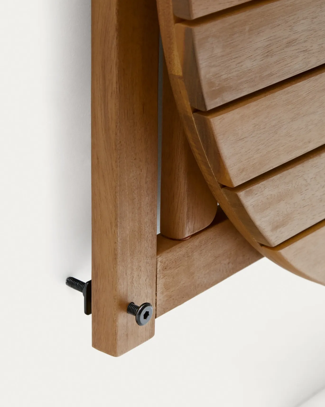 Kave Home Hangend Balkontafel Amarilis Acaciahout 50x70cm