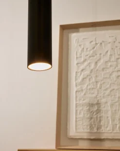 Kave Home Hanglamp Andia Zwart