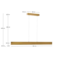 Kave Home Hanglamp Boadella Goud