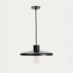 Kave Home Hanglamp Nuvira Gesatineerd Zwart Metaal