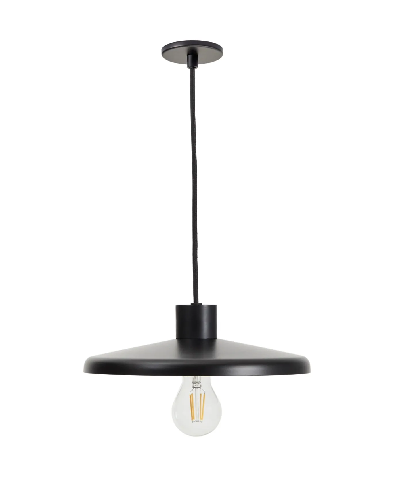 Kave Home Hanglamp Nuvira Gesatineerd Zwart Metaal