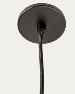 Kave Home Hanglamp Nuvira Gesatineerd Zwart Metaal