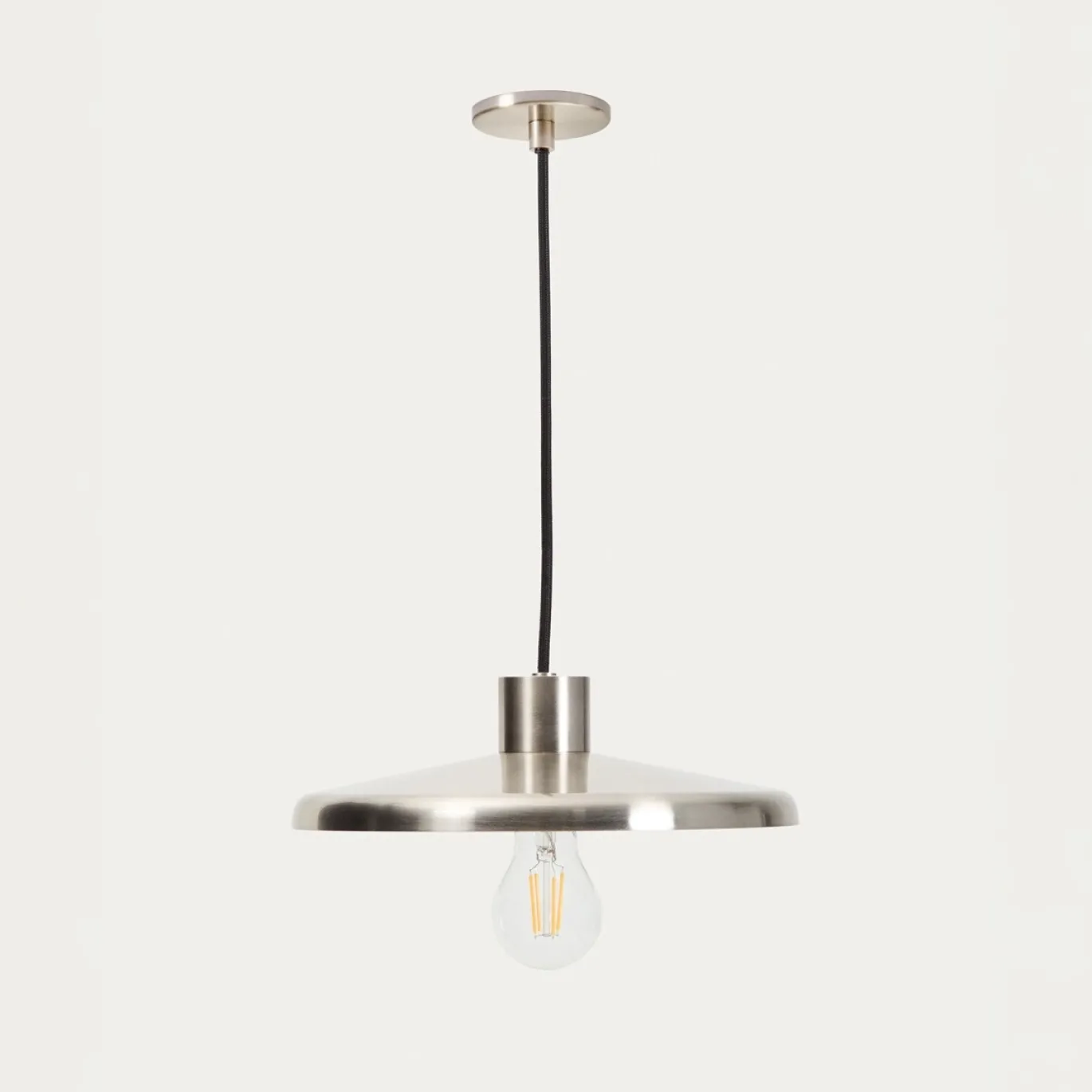 Kave Home Hanglamp Nuvira Zilver Geborsteld Metaal