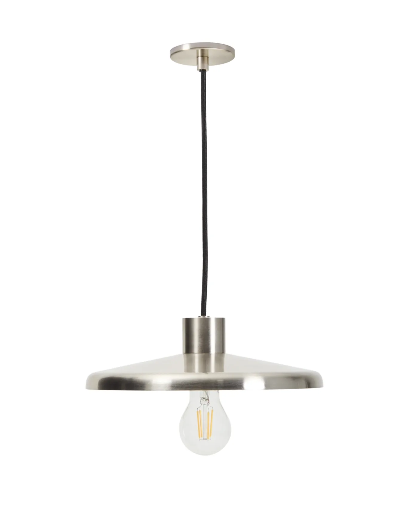 Kave Home Hanglamp Nuvira Zilver Geborsteld Metaal