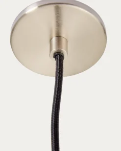 Kave Home Hanglamp Nuvira Zilver Geborsteld Metaal