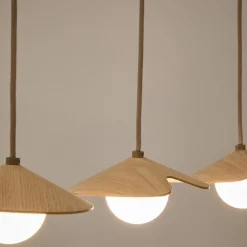 Kave Home Hanglamp Wilara Naturel 3-Lichts