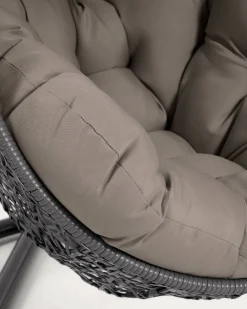 Kave Home Hangstoel Florina Zwart