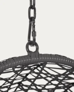 Kave Home Hangstoel Florina Zwart