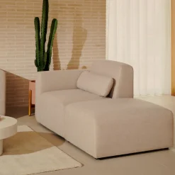 Kave Home Hocker Neom Terminal Beige 75x89cm