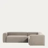 Kave Home Hoekbank Blok Beige Ecru 3-zits 290x230cm