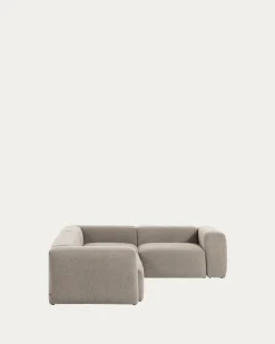 Kave Home Hoekbank Blok Beige Ecru 3-zits 290x230cm