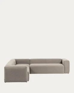 Kave Home Hoekbank 6-zits Blok Beige Ecru320x320cm