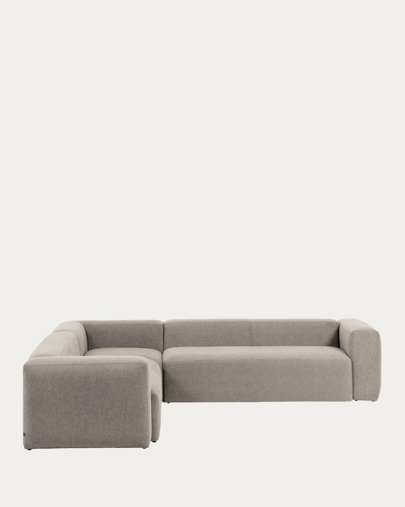 Kave Home Hoekbank 6-zits Blok Beige Ecru320x320cm
