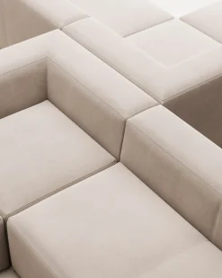 Kave Home Hoekbank 6-zits Blok Beige Ecru320x320cm