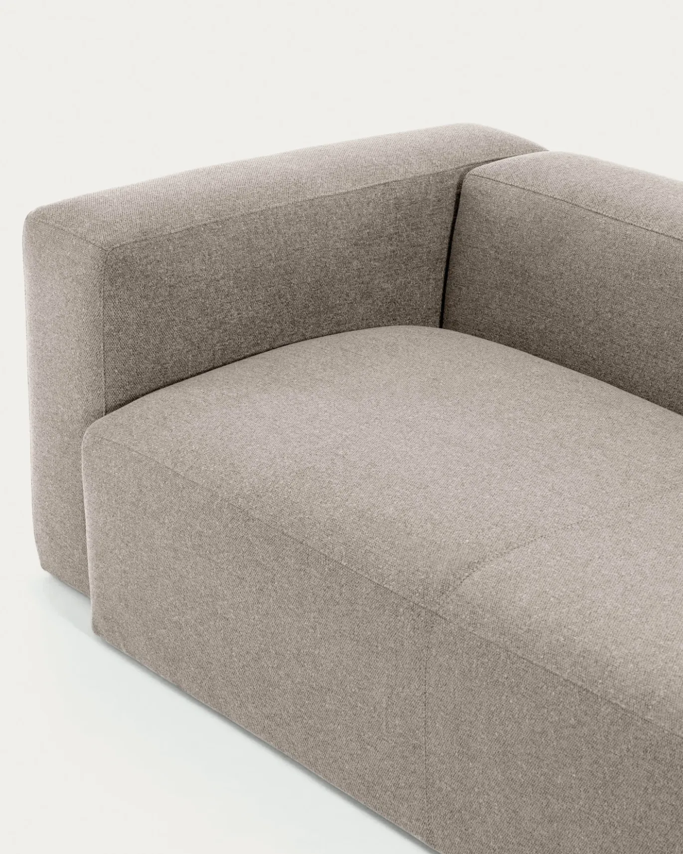 Kave Home Hoekbank 6-zits Blok Beige Ecru320x320cm