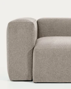 Kave Home Hoekbank 4-zits Blok Beige Ecru 290x290cm
