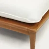 Kave Home Hoekfauteuil Portitxol Massief Teakhout