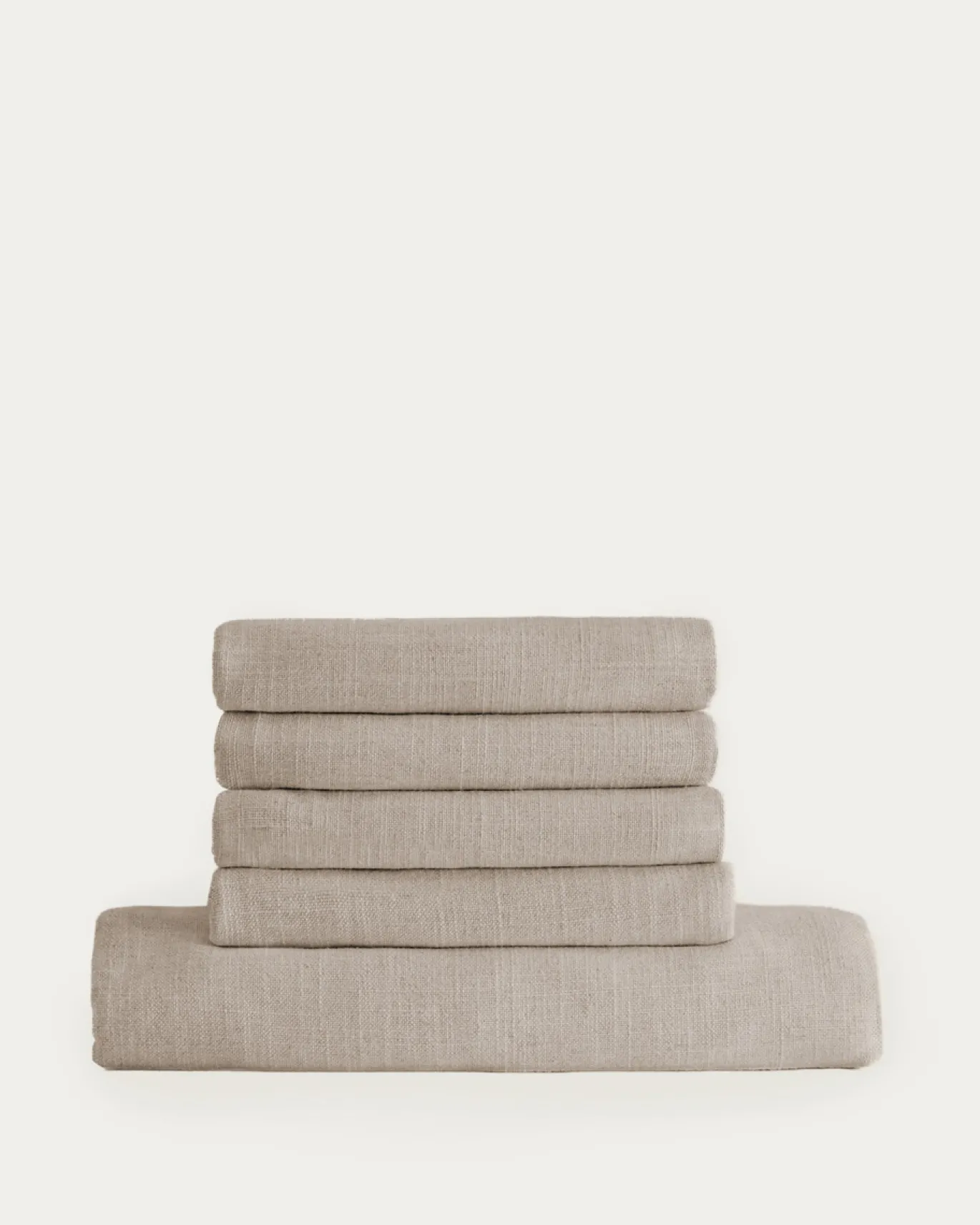 Kave Home Hoes Anarela Beige Voor 2-zitsbank Linnen