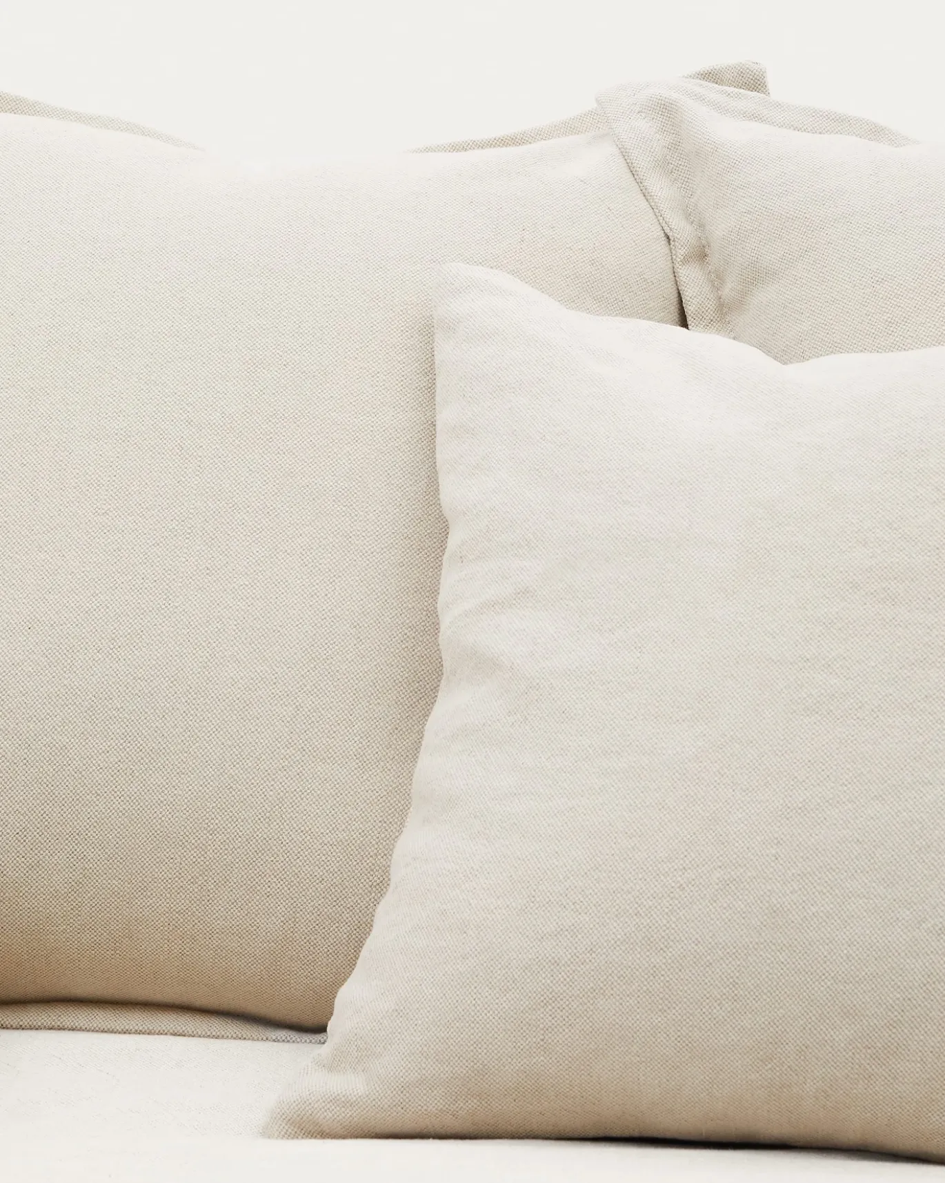 Kave Home Hoes Beige Voor 3-zitsbank Zenira Katoen Linnen 230cm