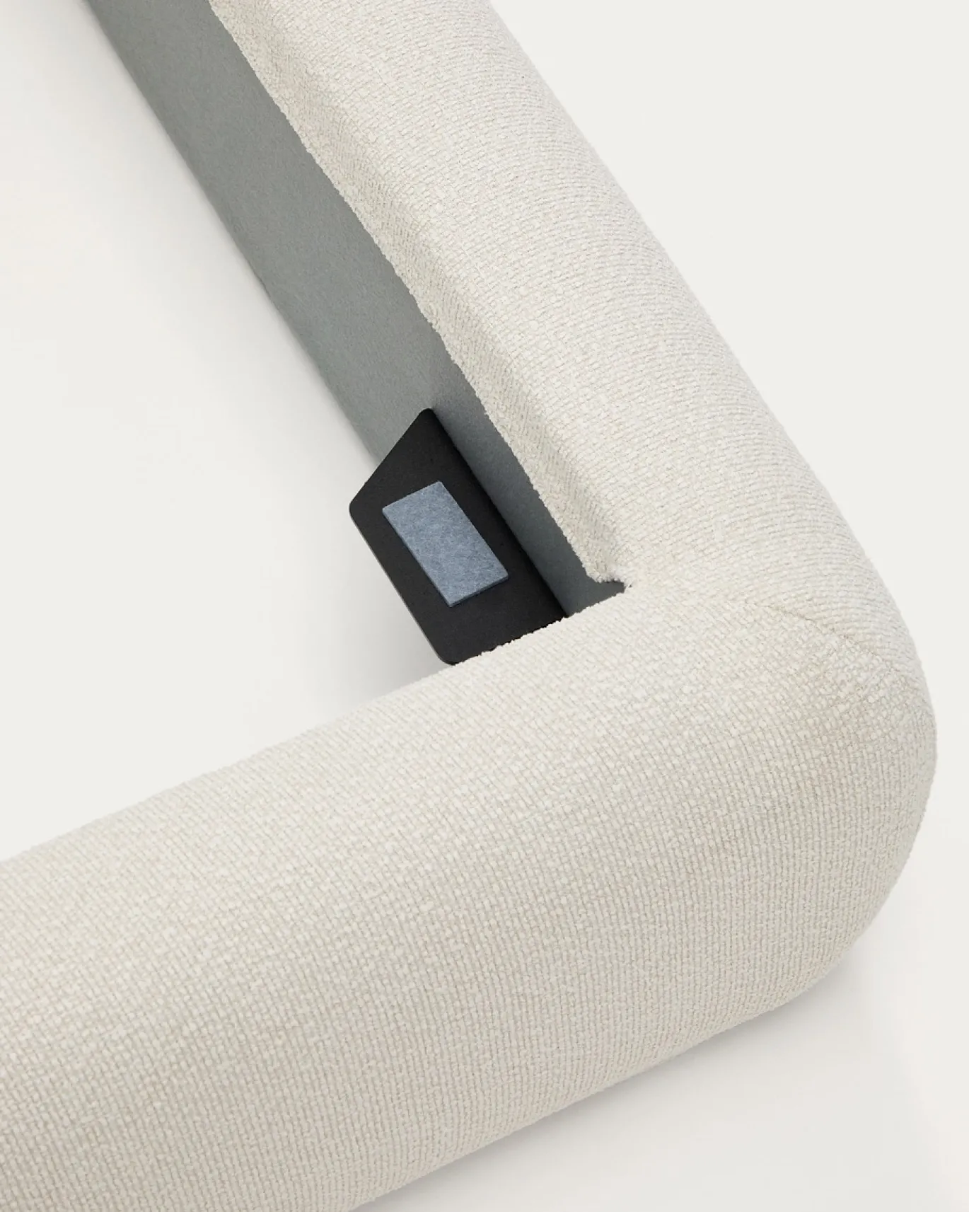 Kave Home Hoes voor Martina Bed Ecru Chenille voor Matras 180x200cm