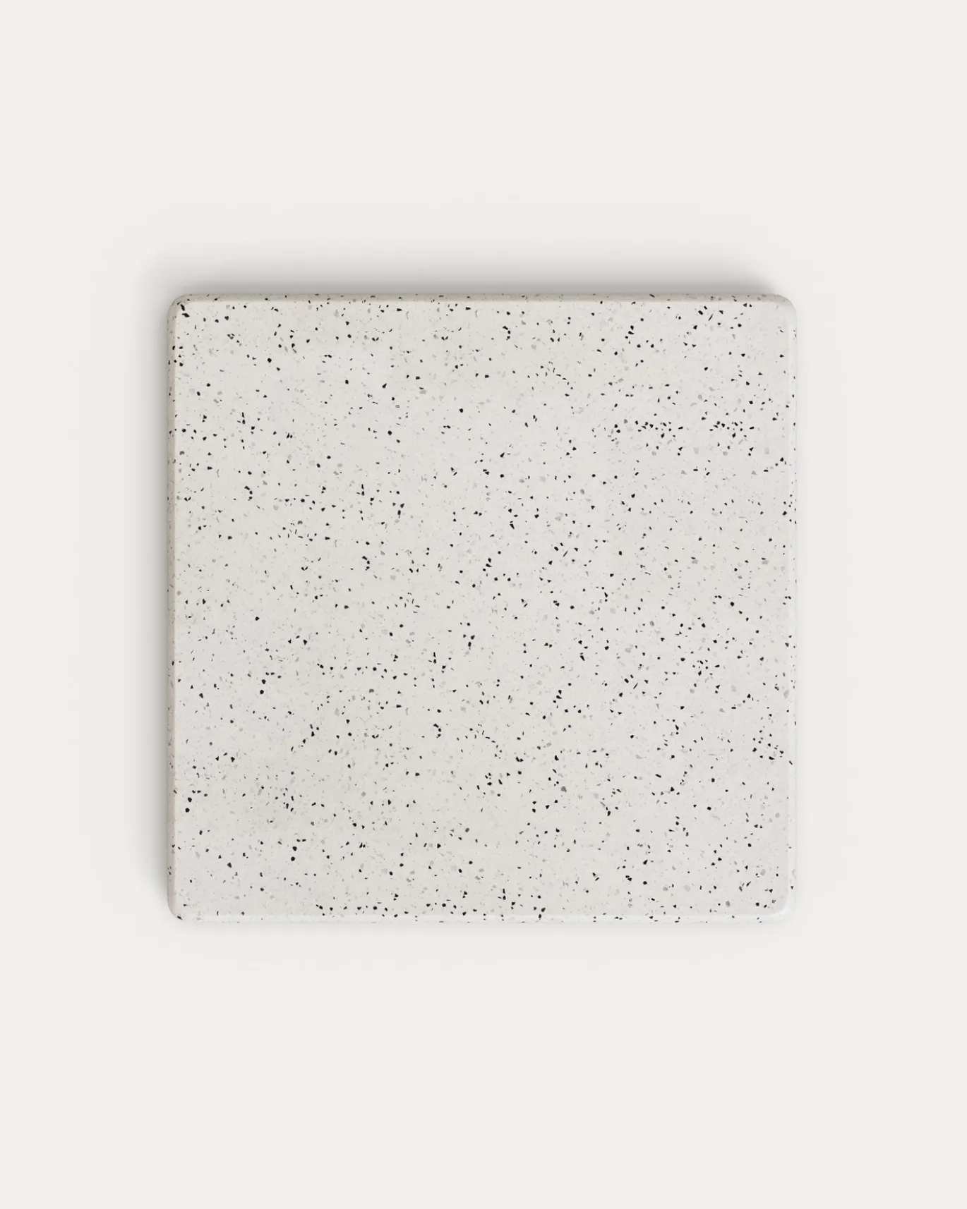 Kave Home Hoge Bartafel Saura Wit Terrazzo Blad 99x70x70cm