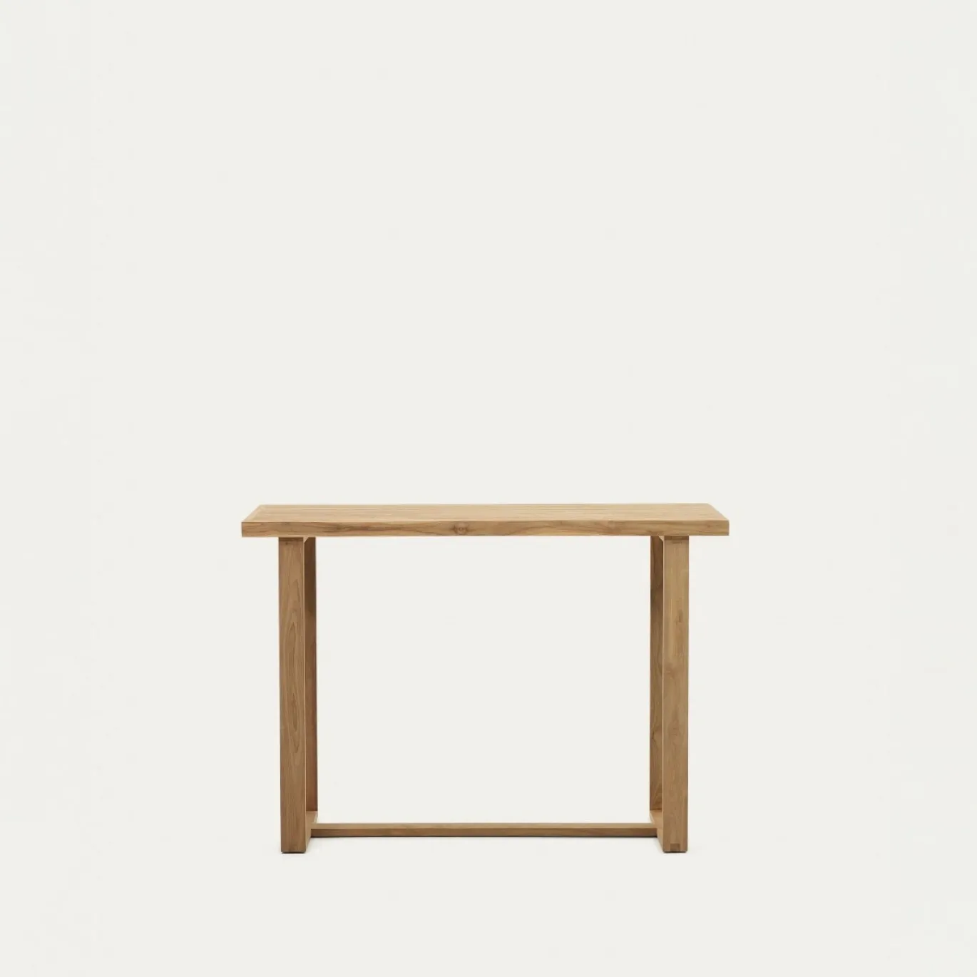 Kave Home Hoge Tafel Canadell Outdoor Massief Gerecycled Teakhout 140x70cm