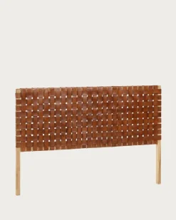 Kave Home Hoofdbord Calixta Massief Teakhout Voor Bedden 150cm