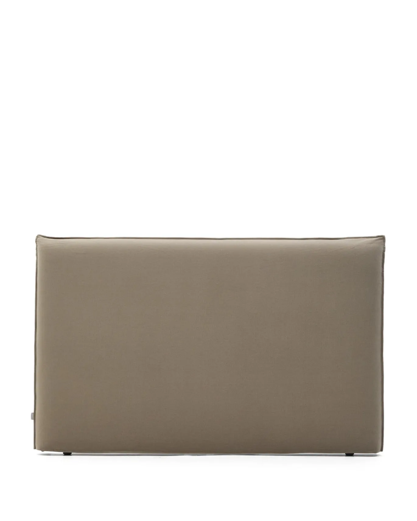 Kave Home Hoofdbordhoes Jaira Linnen Katoen Taupe 180cm