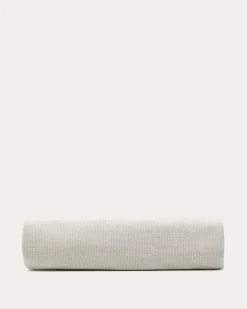 Kave Home Hoofdbordovertrek Valma Parelkleurig Chenille Voor Bed 160x200cm