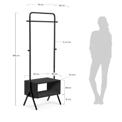 Kave Home Kapstok Celsie 74x180cm